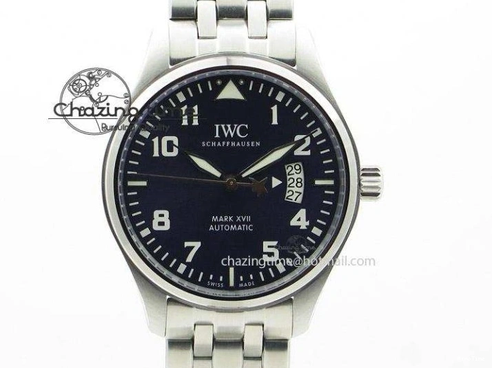 MIROTIME 0311 TechFriendly Aquatimer SS IW3290 RSF 1:1 Best Edition Black Dial on Black Rubber Strap A 7076